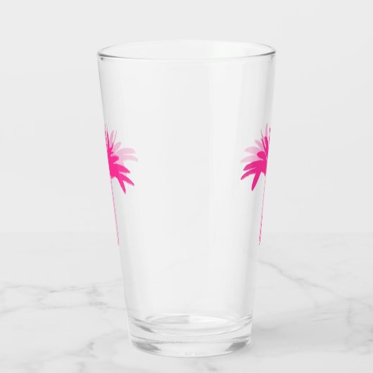 Palmier rose verre (Droite)