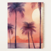Palmier Tropical au Coucher du Soleil (Dos)