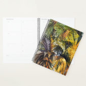 Palmier tropical Coloré Tableau original (Devant avec enveloppe)