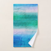 Palmier Tropical Distressed Ocean Beach (Serviette à main)