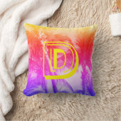 palmier tropical rétro 80's coussin d'été vibe (Couverture)