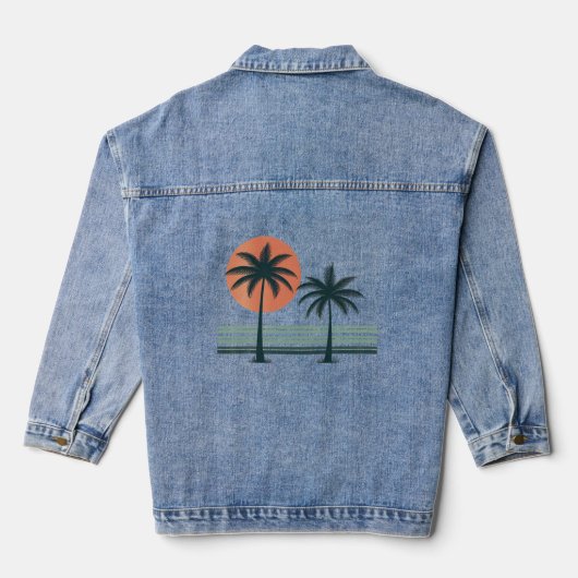 Palmier tropical rétro/vintage (Verso)