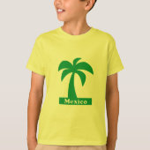Palmier (Vacances au Mexique) - T-Shirt basique po (Devant)