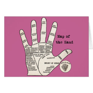 Palmier vintage lecture fortune misère