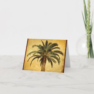 Palmier vintage - modèle customisé tropical