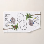 Palmiers à mouton Bumblebee Jeux de serviettes de (Serviette à main)