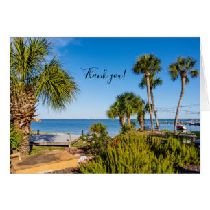 Palmiers Bayside Carte de remerciements du matin