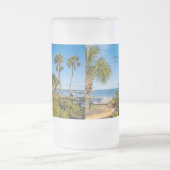 Palmiers Bayside Matin Frosted Beer Mug (Centre)