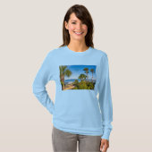 Palmiers Bayside Matin long tshirt manches (Devant entier)