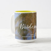 Palmiers de Bridesmaid - Mugs personnalisés (Devant gauche)