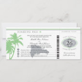 Palmiers de carte d'embarquement de la République (Devant)