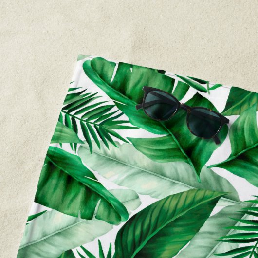 Palmiers de serviettes de plage (En situation)