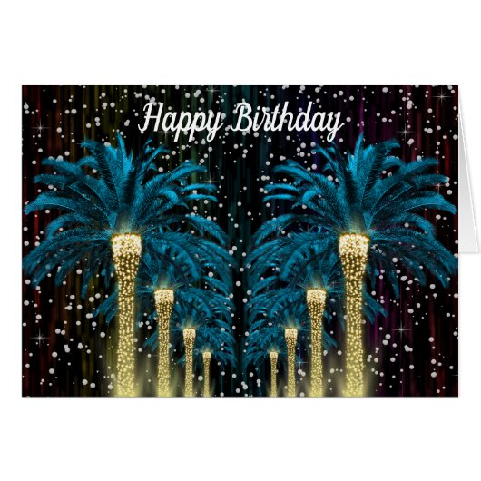 Palmiers d'hiver personnalisés (Devant horizontal)