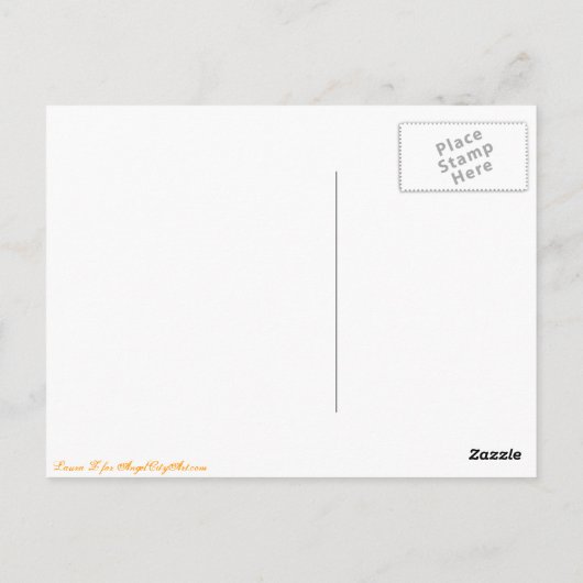 Palmiers et nuages roses Carte postale d'art vierg (Dos)