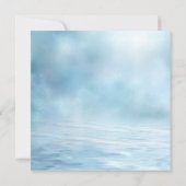 Palmiers Ethéal & Plage Mariage Invitation (Dos)