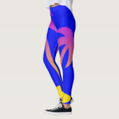 Palmiers Leggings Bleus (Gauche)