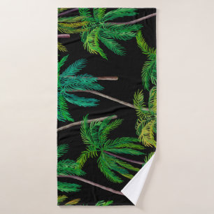Palmiers : Motif d'été acrylique.