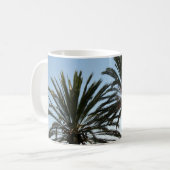 Palmiers photo Mug blanc (Devant gauche)
