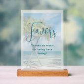 Palmiers Réception De Mariage Tropicale Faveurs (Neutre)