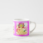 palmiers roses tasse expresso (Droite)