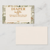 Palmiers séchés Lunaria Déchets Carte de fermeture (Devant / Derrière)