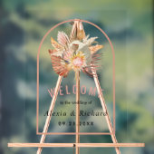 Palmiers séchés, pampas herbe terre cuite mariage  (Neutre)