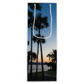 Palmiers Sunrise Destin Florida Vin Sac cadeau (Devant)