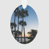 Palmiers Sunrise Destin Floride Oval Ornament (devant)