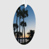 Palmiers Sunrise Destin Floride Oval Ornament (devant)