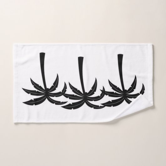 Palmiers tropicaux (Serviette à main)