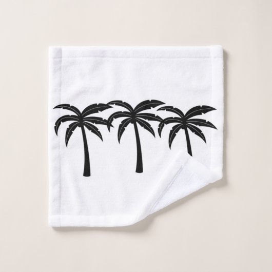 Palmiers tropicaux (Gant de toilette)