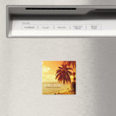 Palmiers tropicaux au coucher du soleil aimant Bor (In Situ (Lave-vaisselle))