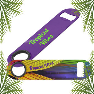 Palmiers tropicaux brillants violet coloré personn