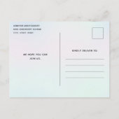 Palmiers tropicaux Californie Invitation d'anniver (Dos)