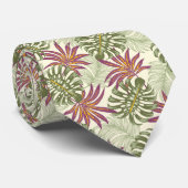 Palmiers tropicaux de Cravate pour hommes (Roulé)