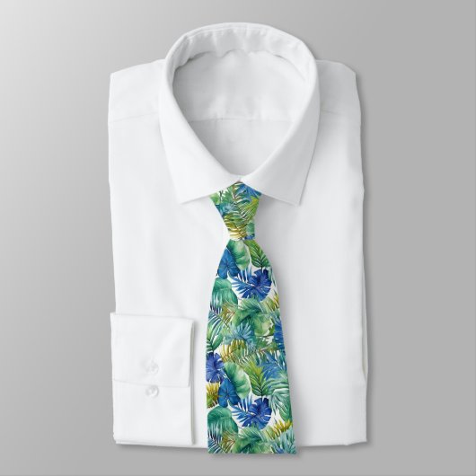 Palmiers tropicaux de Cravate pour hommes (Attaché)