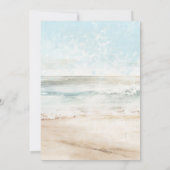 palmiers tropicaux faire-part de mariage (Dos)