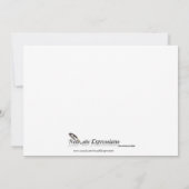 Palmiers tropicaux Invitations de mariage (Dos)