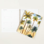 Palmiers tropicaux | Peinture aquarelle sur la pla (Devant avec enveloppe)