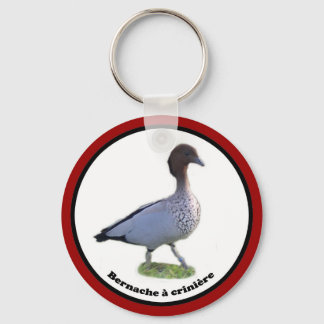 palmipèdes d'ornement collector (bernache à criniè sleutelhanger