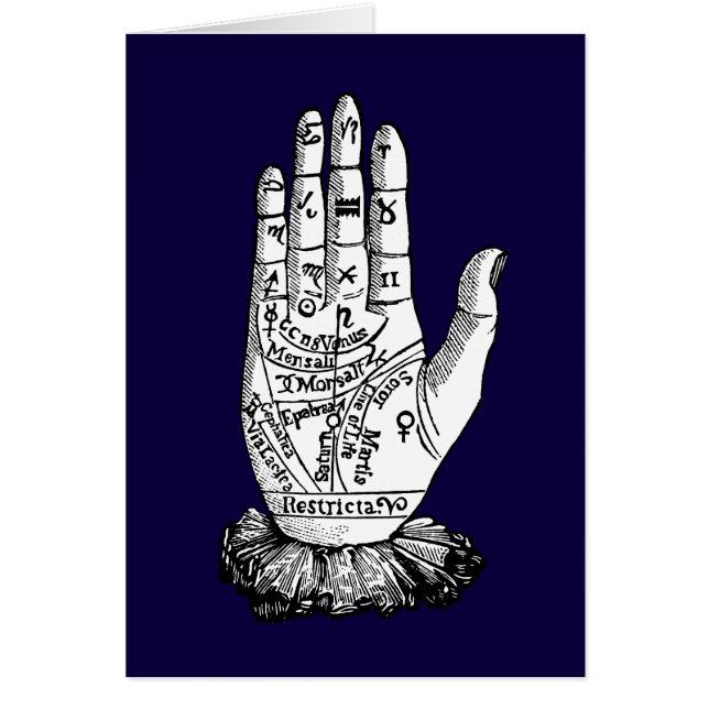 Palmistry Chart, 1885 (Voorkant)