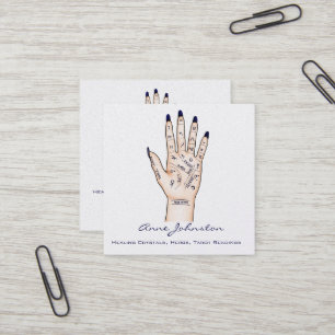 Palmistry Occult Square Visitekaartje