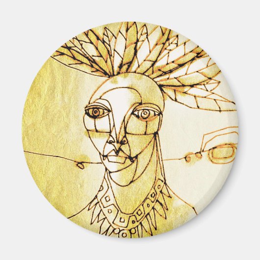 palmkoningin magneet (Voorkant)