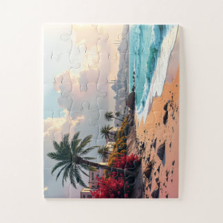 Palmkust bloesem legpuzzel