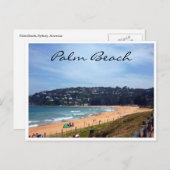 palmkust briefkaart (Voorkant / Achterkant)