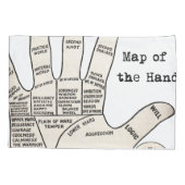palmlezing palmistry fortuin kussensloop (Achterkant)