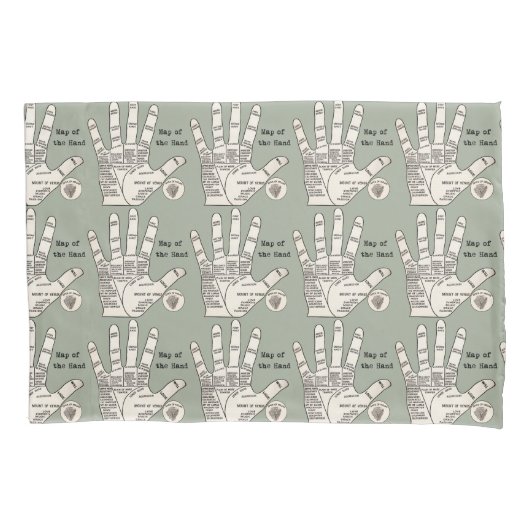 palmlezing palmistry fortuin kussensloop (Voorkant)