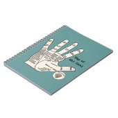 palmlezing palmistry fortuin notitieboek (Linkerzijde)