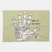  palmlezing palmistry fortuin theedoek (Horizontaal)