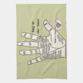  palmlezing palmistry fortuin theedoek (Verticaal)